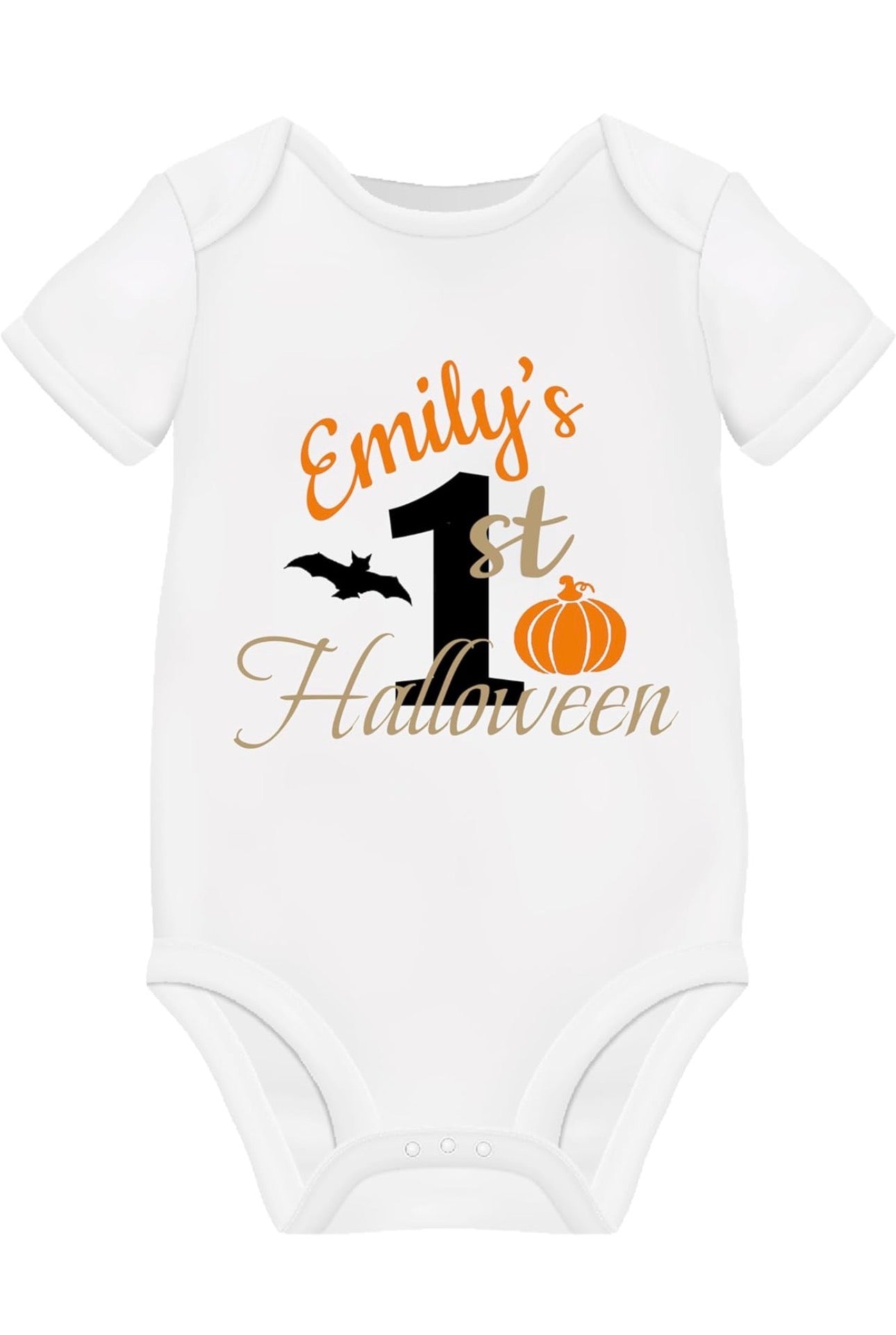 Halloween Baby Grow- Name