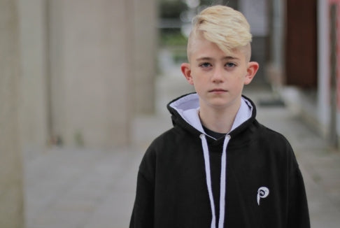 Monochrome Kids Hoodies - P Hoody blk