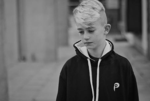 Monochrome Kids Hoodies - P Hoody blk