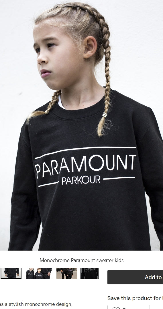 Monochrome Paramount sweater kids