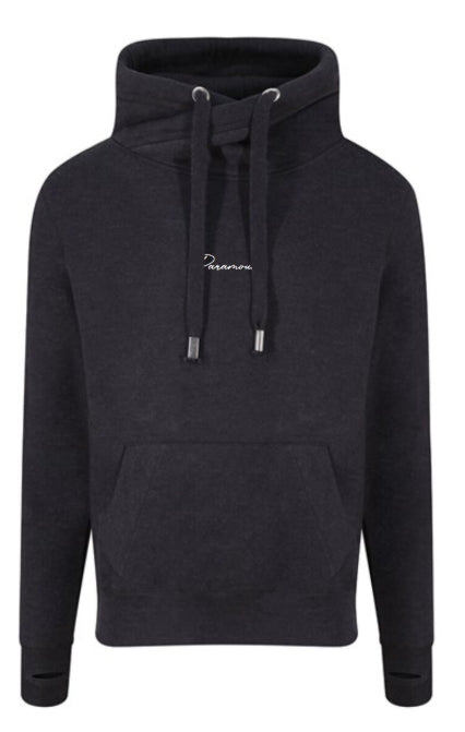 Embroidered Paramount Cross Neck Hoodie ( Adult )
