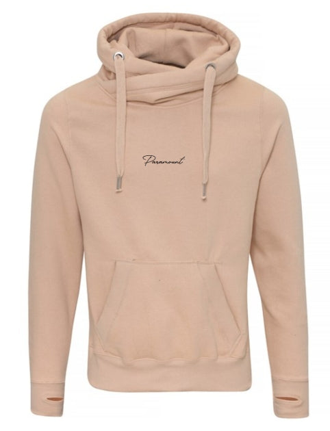 Embroidered Paramount Cross Neck Hoodie ( Adult )