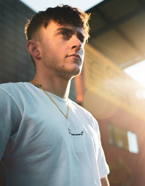 Embroidered Paramount T-Shirt long body