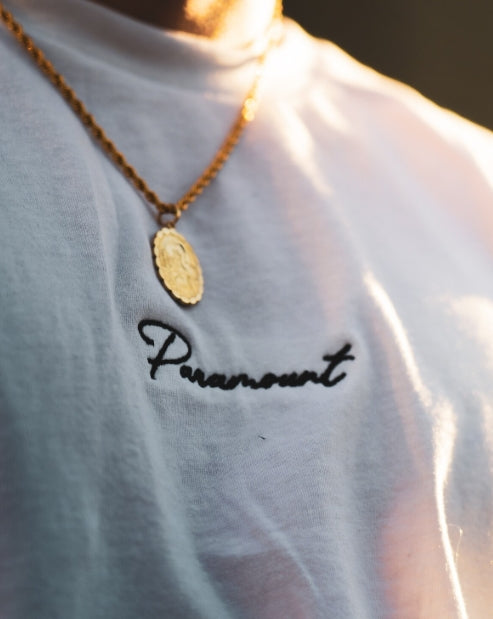 Embroidered Paramount T-Shirt long body