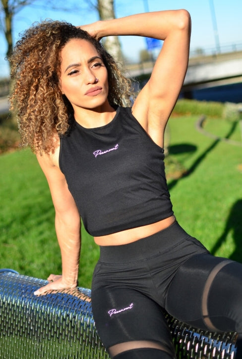 Embroidered Paramount open back vest ( Womens )